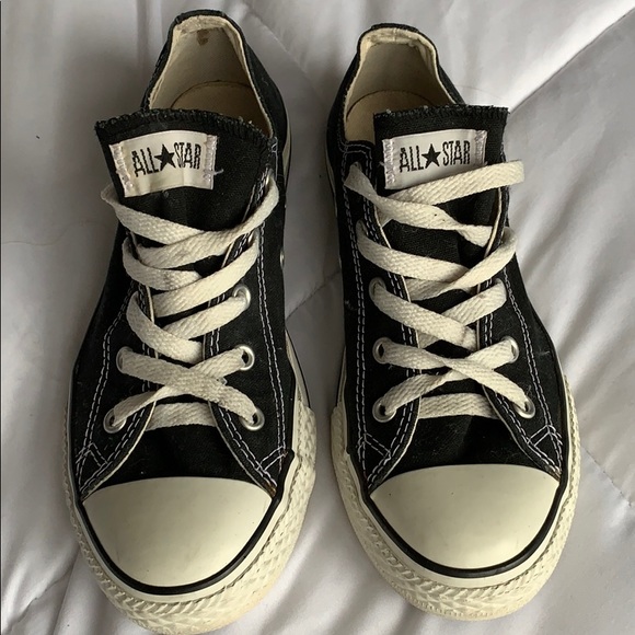 White and Black Converse - Picture 2 of 6